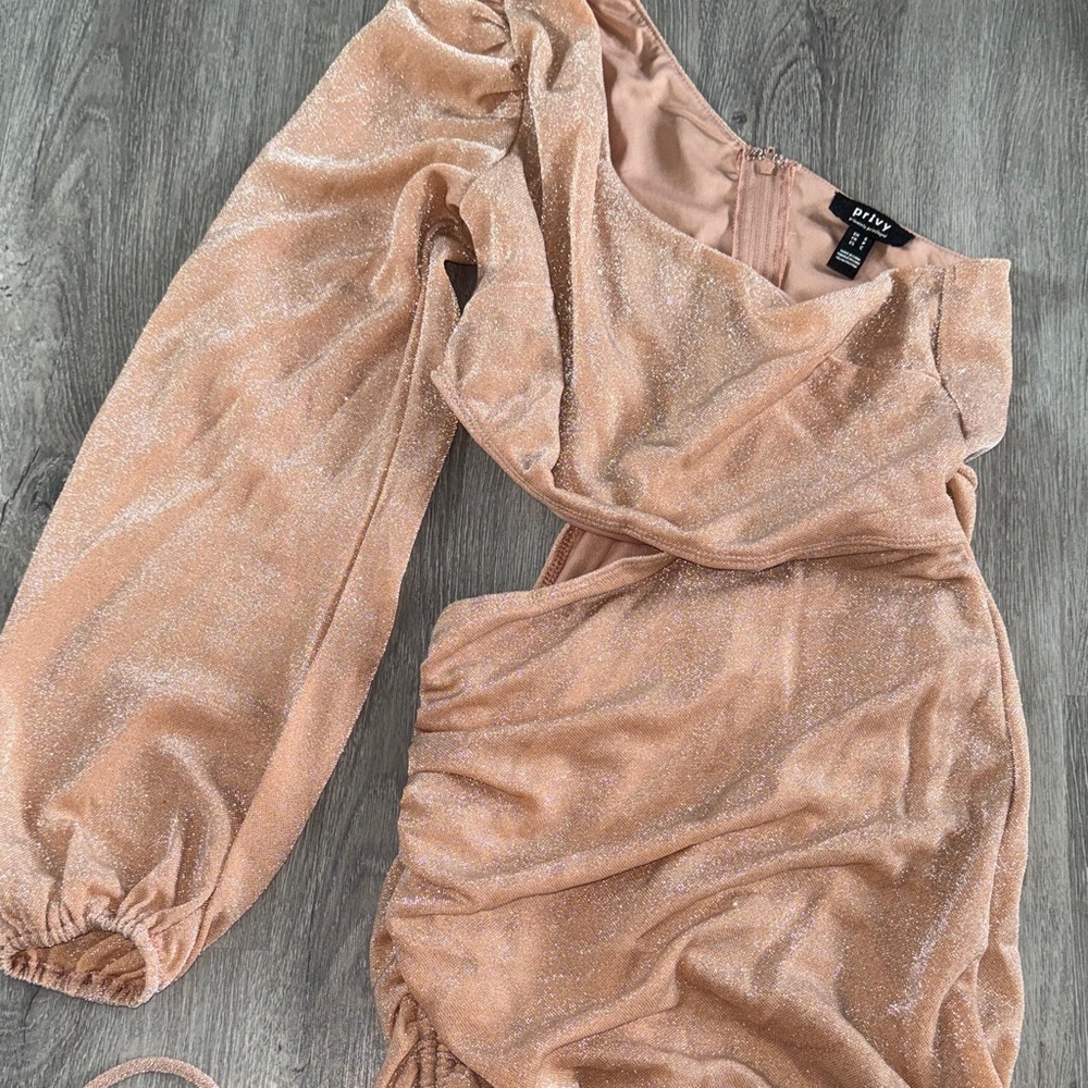 Brand new nude sparky soft dress